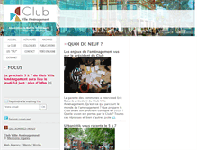 Tablet Screenshot of club-ville-amenagement.org